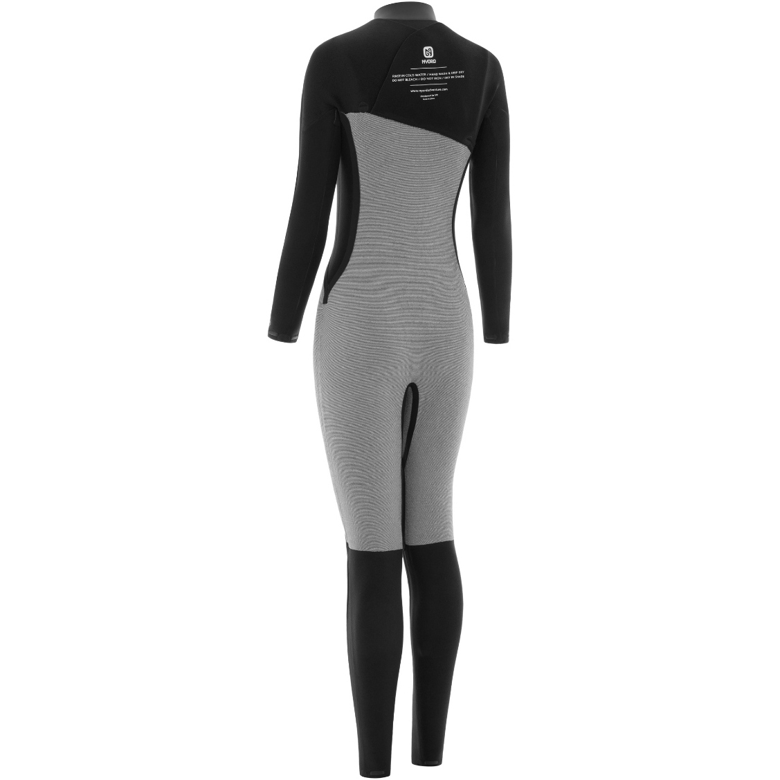 2025 Nyord Womens Solu Yulex 3/2mm Chest Zip Wetsuit SOLW32001 - Black